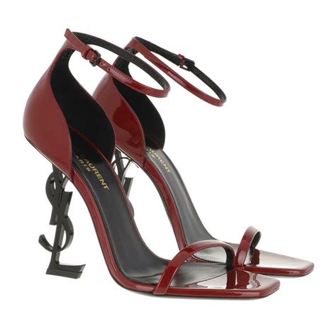 ysl sandalen rot|saint laurent sandals.